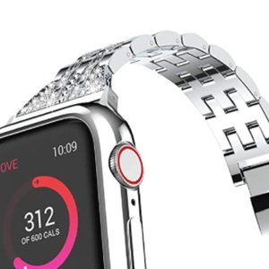 Apple Watch Rhinestone Metal Jewelry Wristband